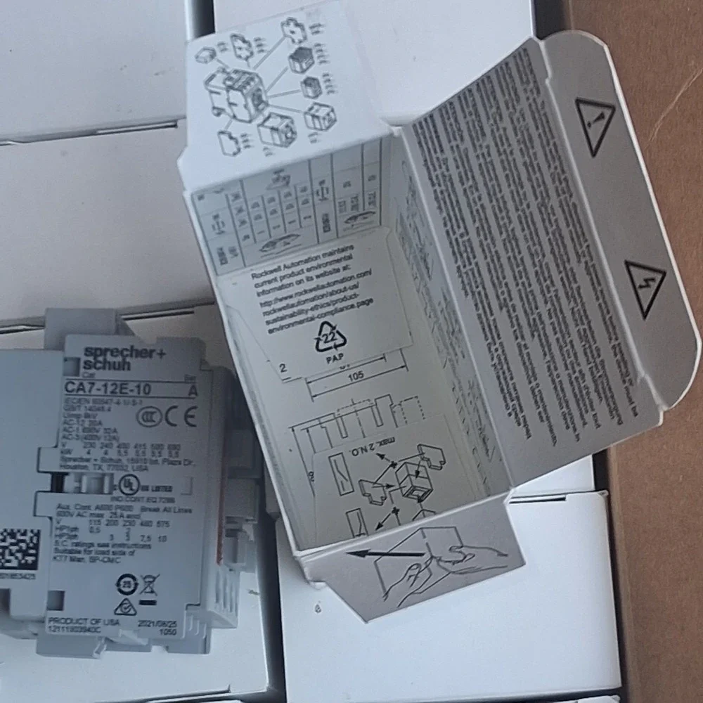 Sprecher Schuh Contactor CA7-12E-10-24E Ser A 24V DC E 3 Main NEW